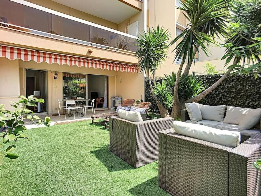Rabiac - Charming 1 Bedroom With Private Garden 昂蒂布 外观 照片